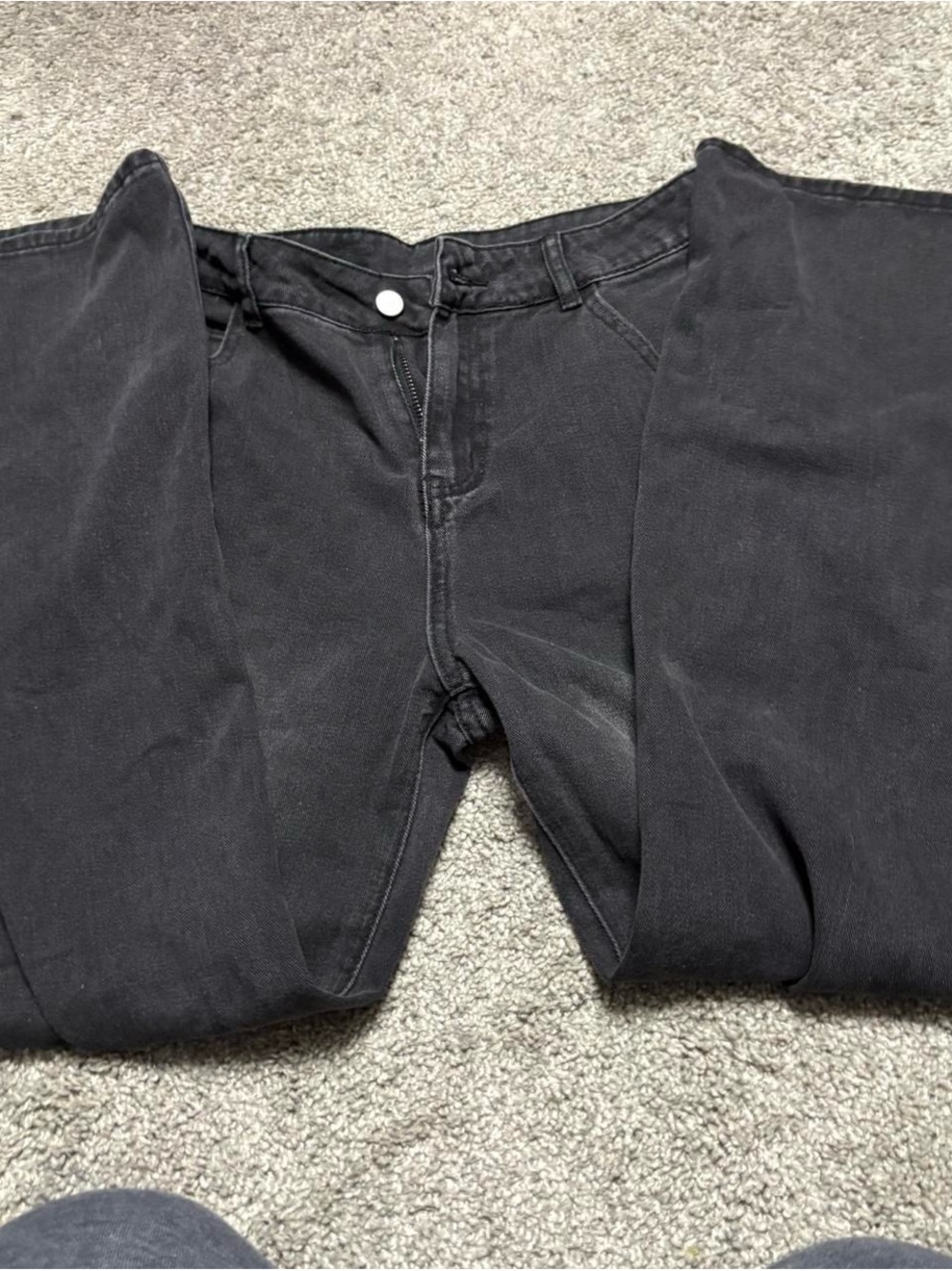 Women's Black Jeans - Classic Wide Leg Fit